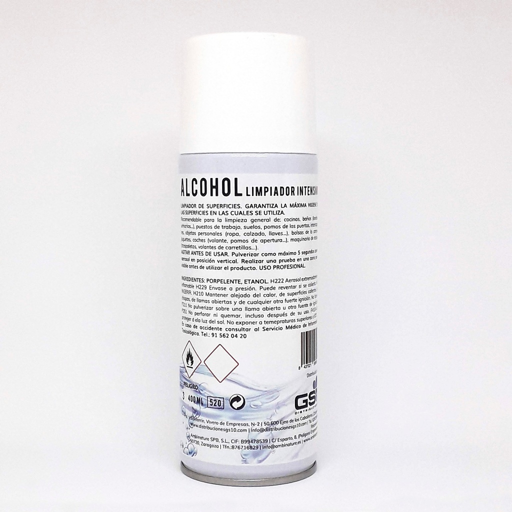 AEROSOL LIMPIADOR INTENSIVO 400ML