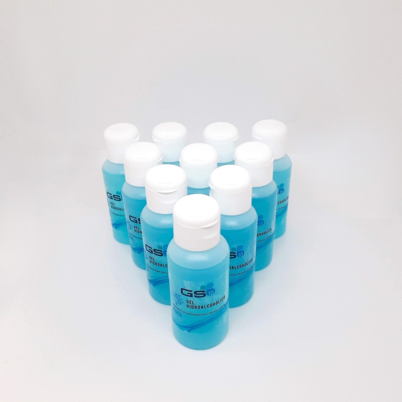 PACK 10 GEL HIDROALCÓHOLICO 70% 100ML